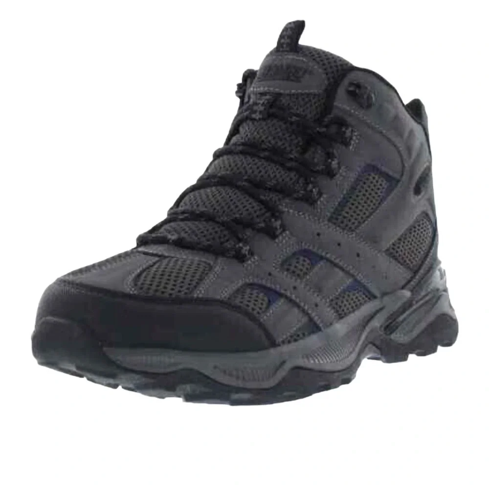 Men’s KHOMBU Luke Hikers 11 Shoe Boots Gray Memory Foam Durable Outsole NWT - Picture 5 of 8